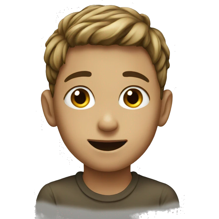 A young boy emoji