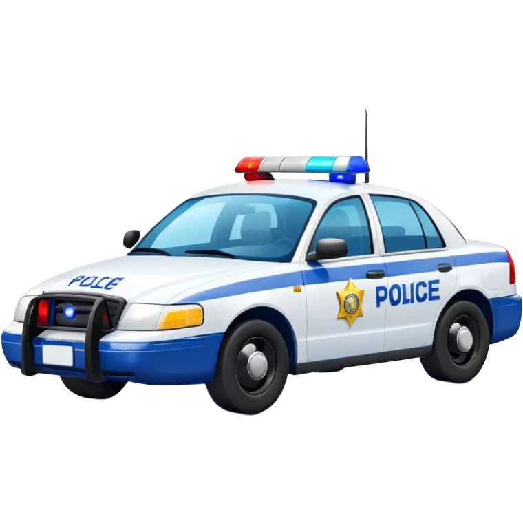 police car emoji