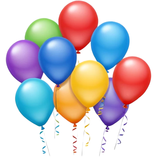 Birthday balloons emoji