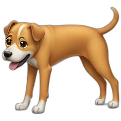 dog with pants emoji