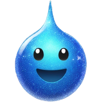 Magic blue sparkles  emoji