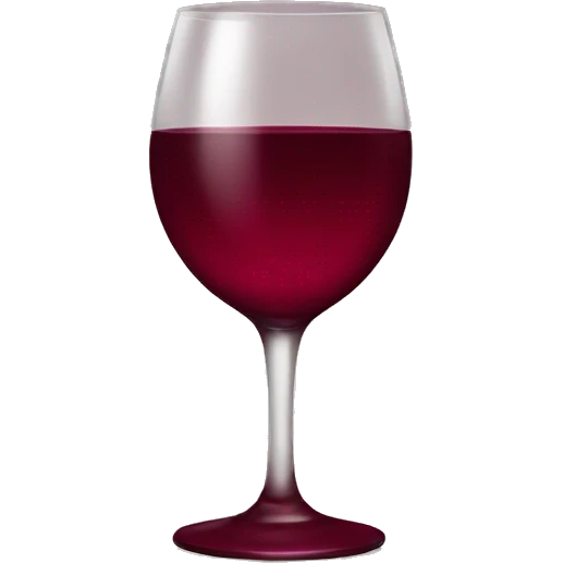Wine red emoji