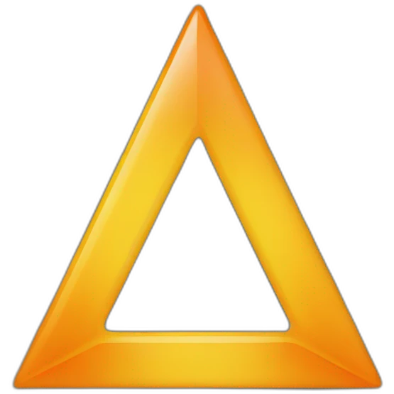 yellow-triangle-combined-with-orange-square-and-yellow-circle emoji