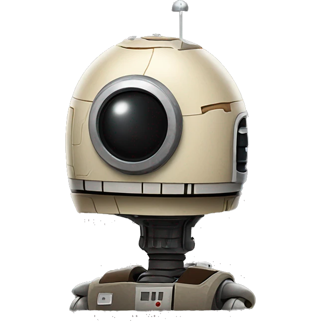 Starwars droid saying roger roger emoji