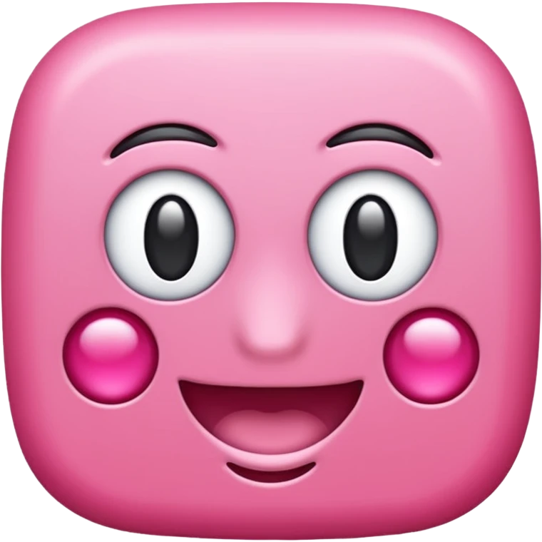 rectangulo liso en color rosado emoji
