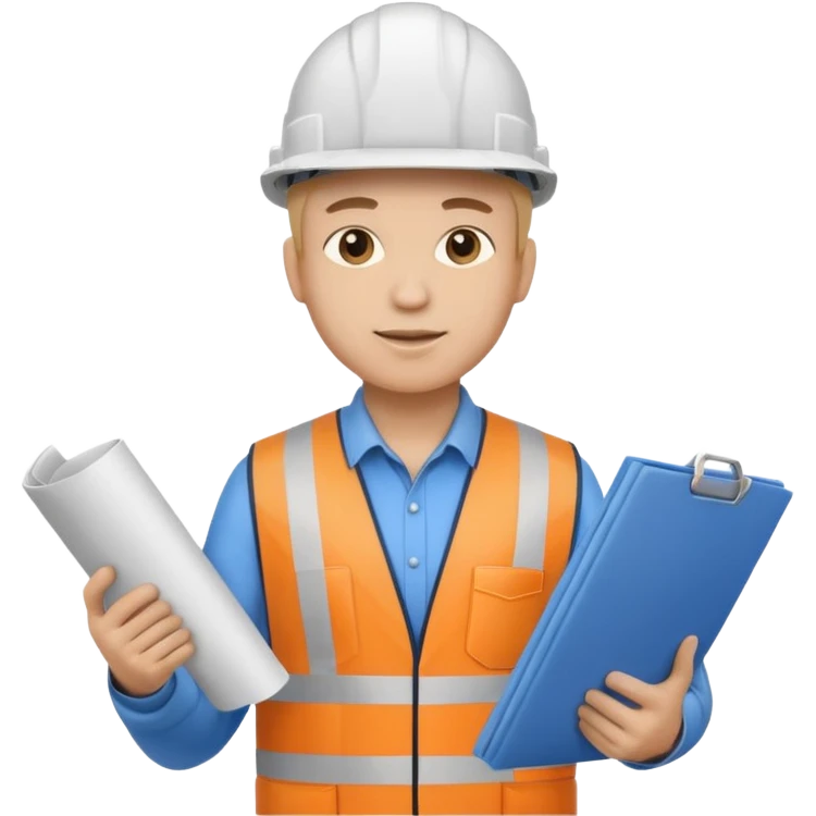 Ingeniero cuerpo completo hasta los pies  emoji