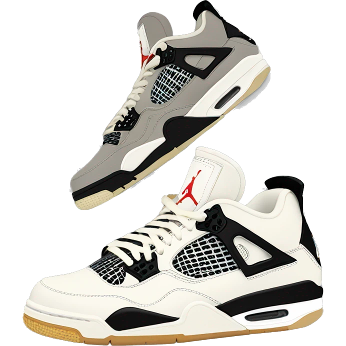 Jordan 4 off white emoji