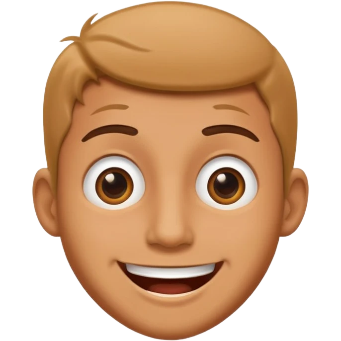 удивленный счастливый мужчина emoji