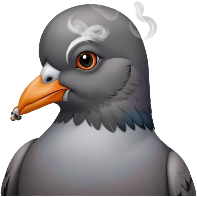 emoji pigeon qui fume emoji