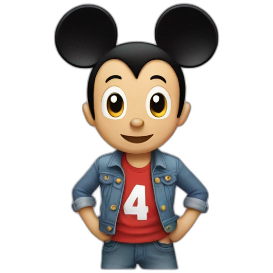 Mickey way emoji