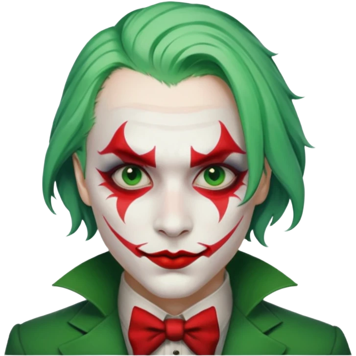 Joker head PNG emoji