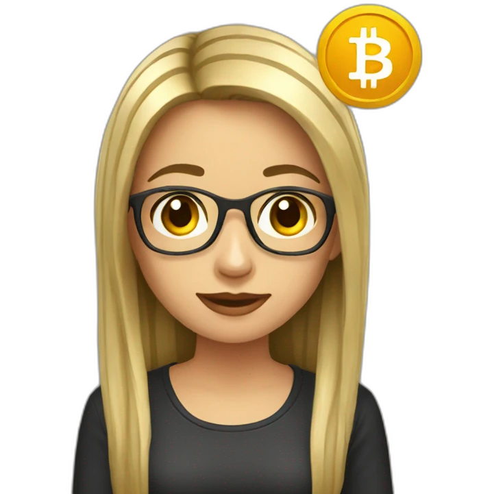 bitcoin girl emoji