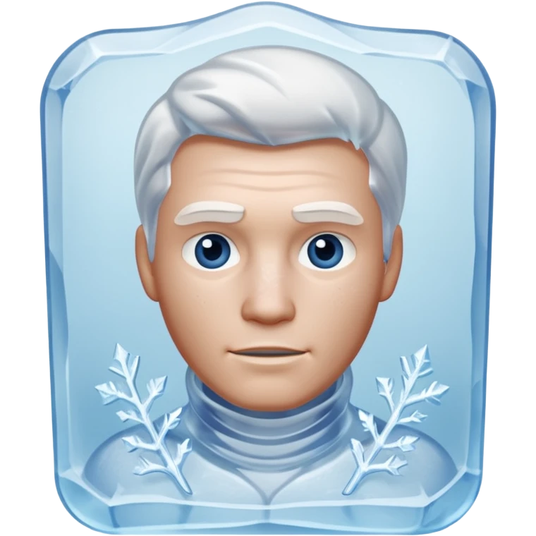 ice Sculpture man emoji
