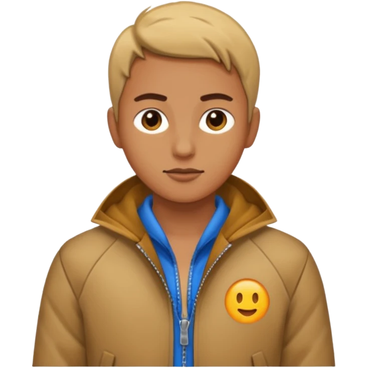 a Jacket half-unzipped emoji