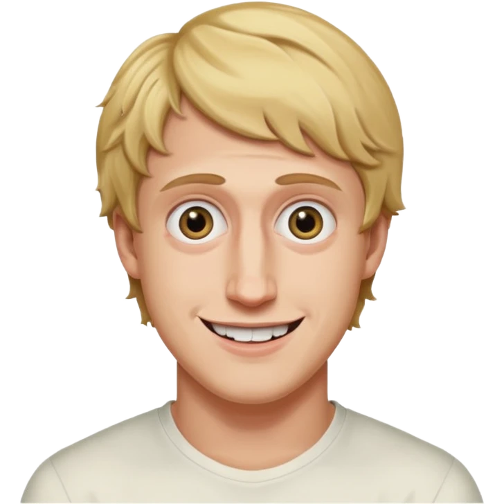 Logan Paul with a creepy smile emoji