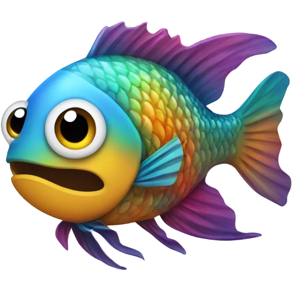 fish in a bandana emoji