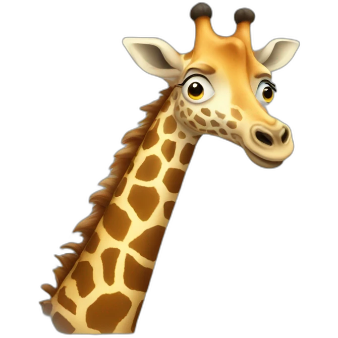 drunk giraffe emoji