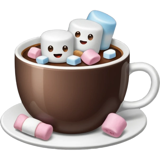 un cafe con malbabiscos emoji