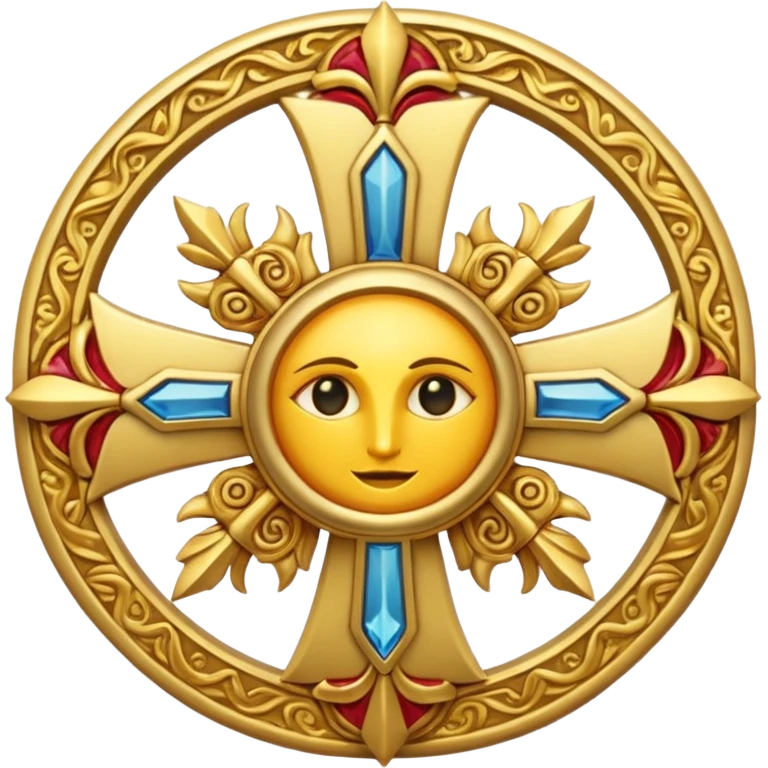 sun cross templar emoji