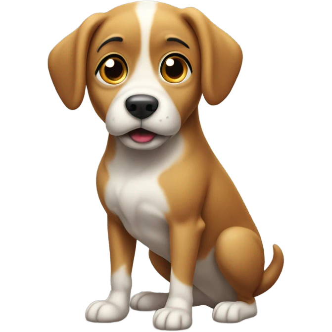 dog pooping emoji