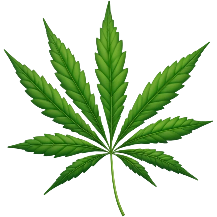 Weed leaf emoji