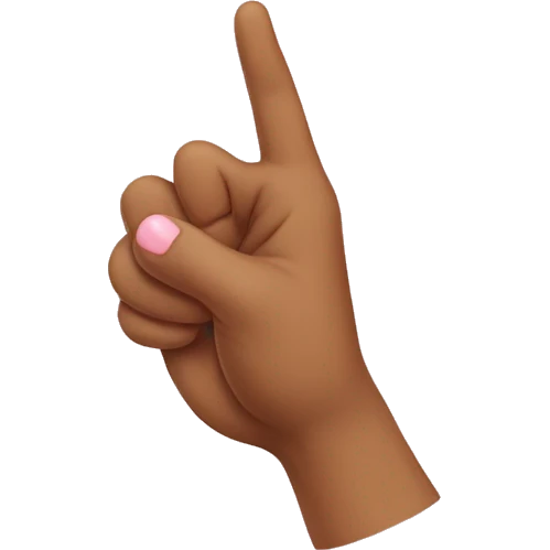 Pinky swear emoji