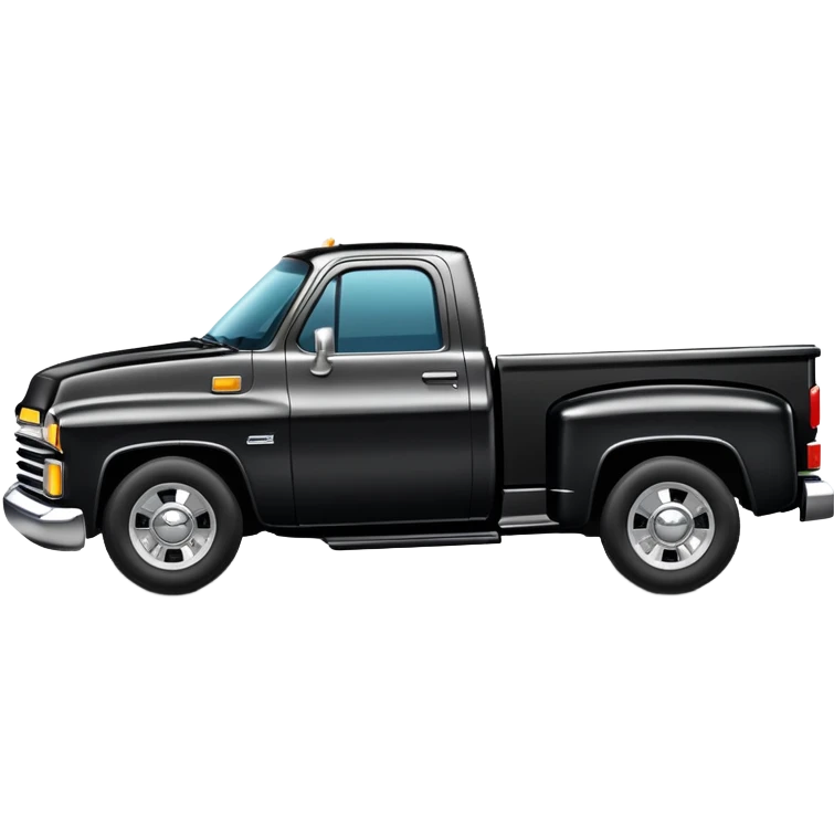 black chevy truck emoji