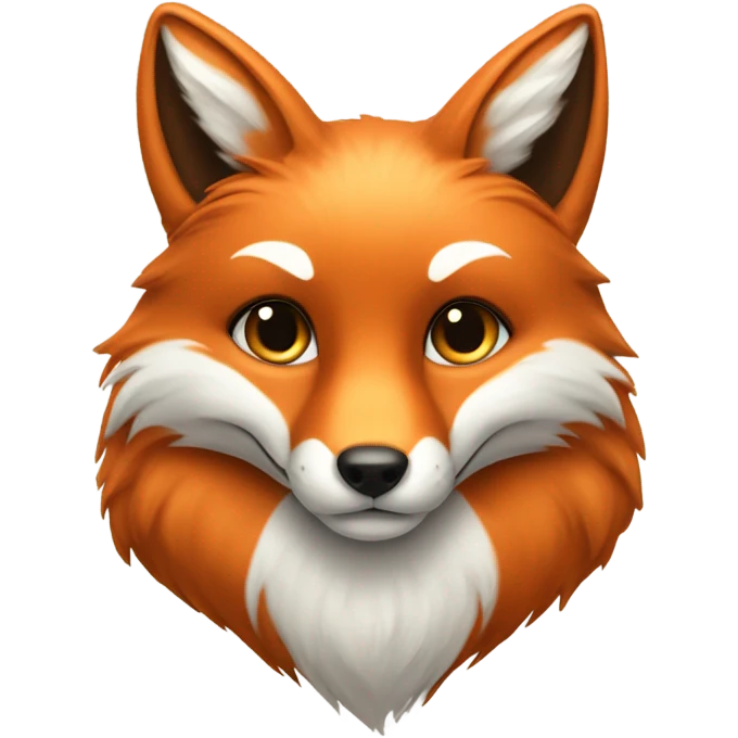 Heart fox emoji