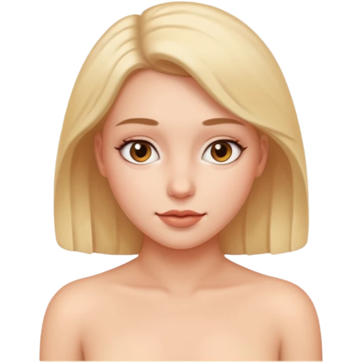 Woman nude ass emoji