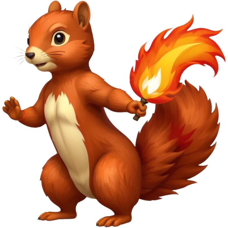 fire bender squirrel emoji