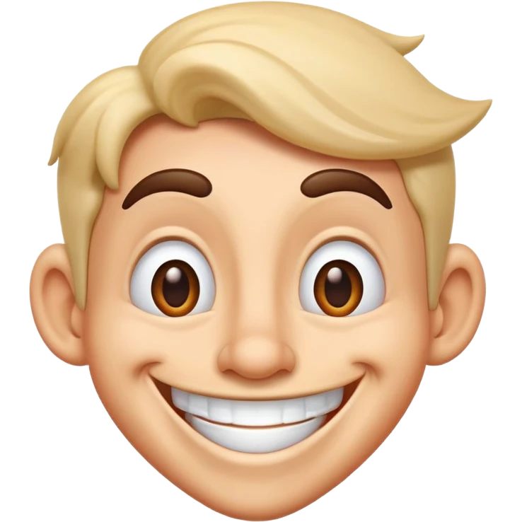 Goofy character emoji