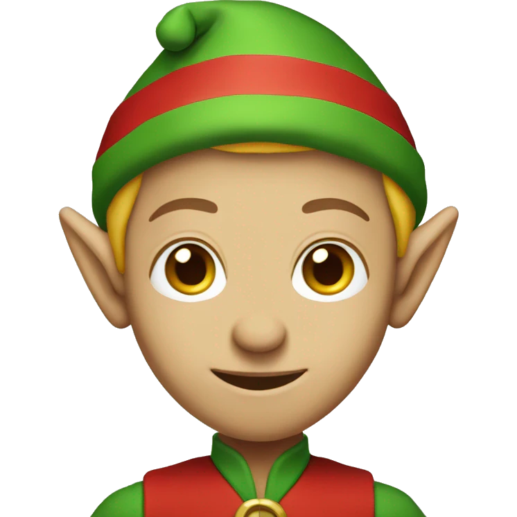 Christmas elf emoji