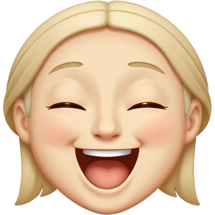 face with a big laughing expression emoji