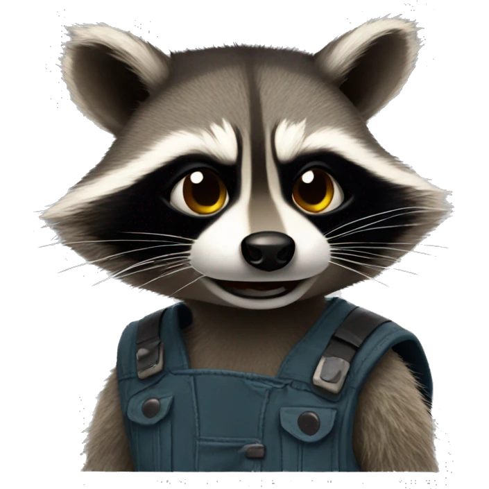 DGAF Raccoon emoji