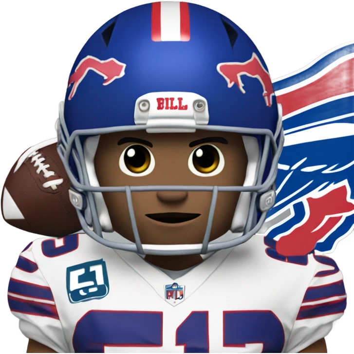 josh allen buffalo bills emoji