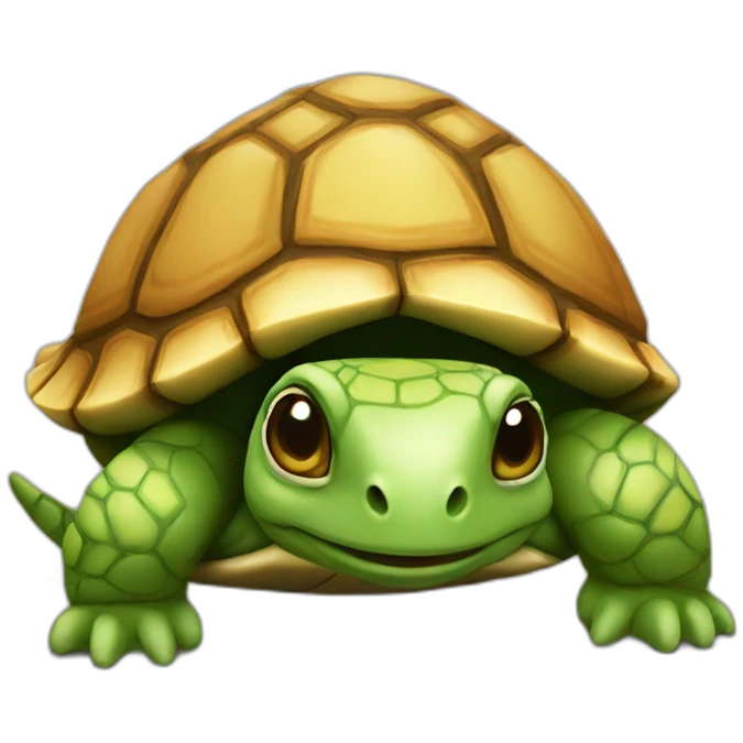 Chat sur tortue emoji