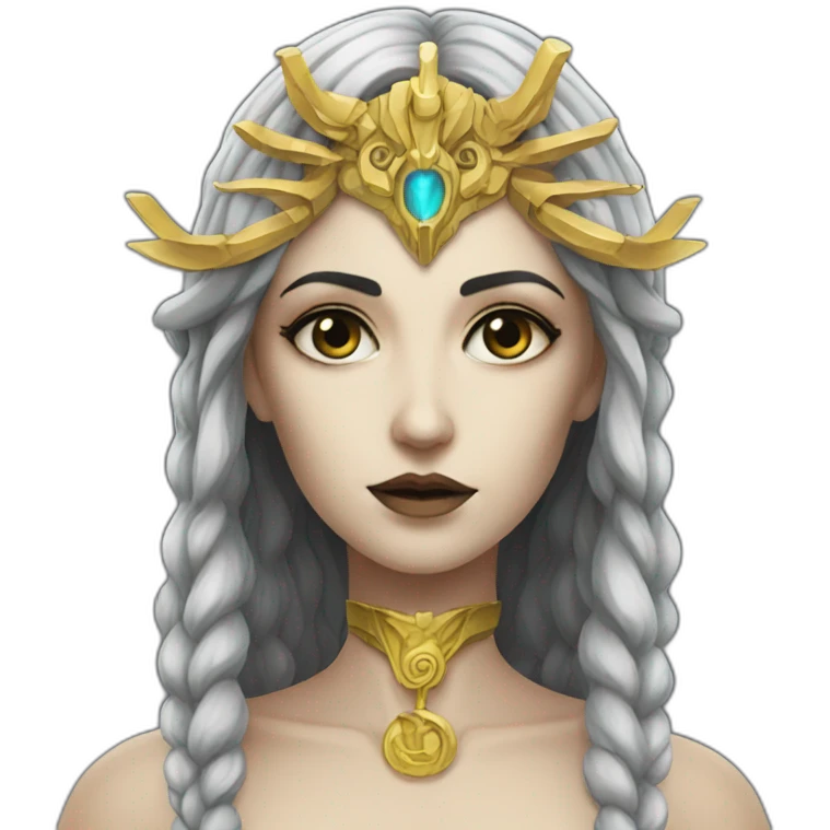 Thanatos goddess emoji