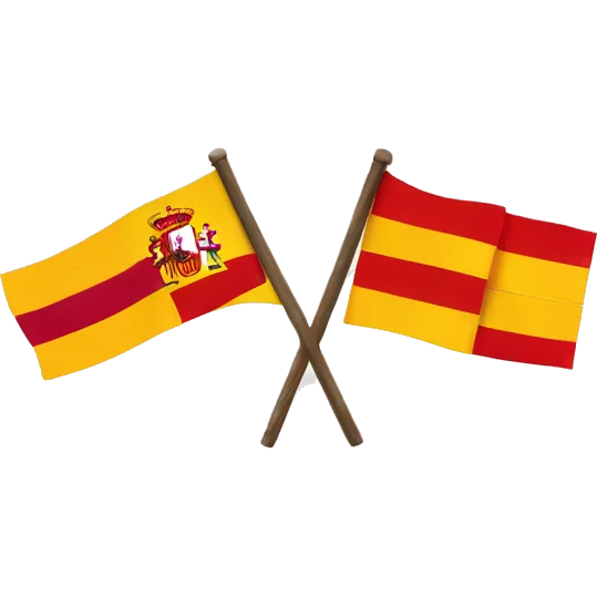 spain flag ad uk flag combinded emoji