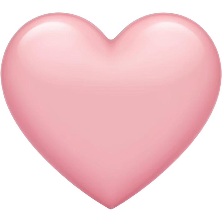 light pink heart emoji