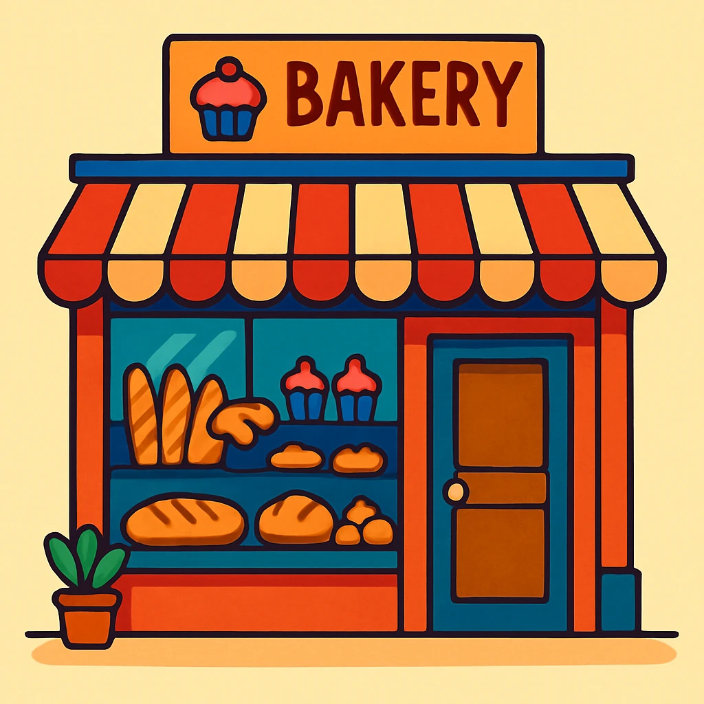 bakery storefront emoji