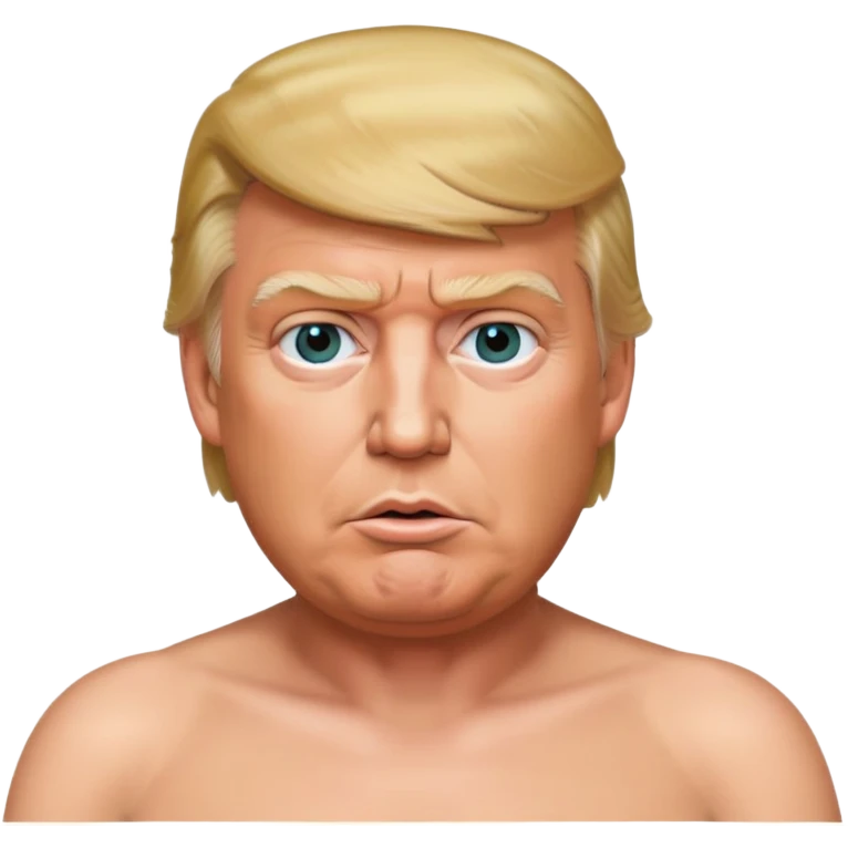 Naked Donald Trump  emoji