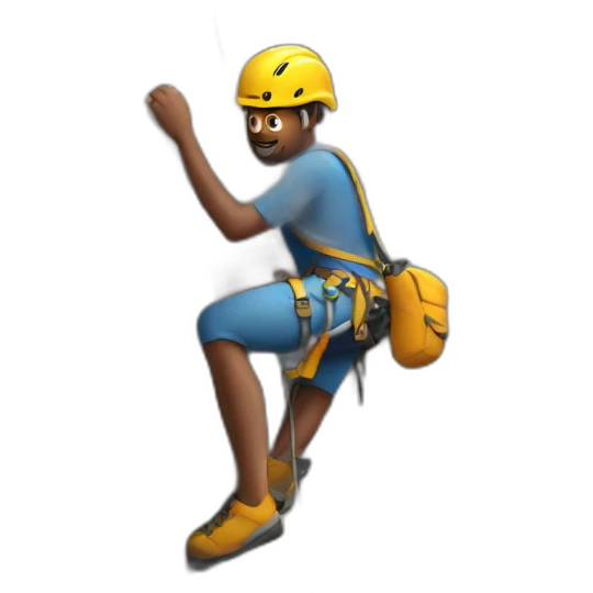Climbing emoji