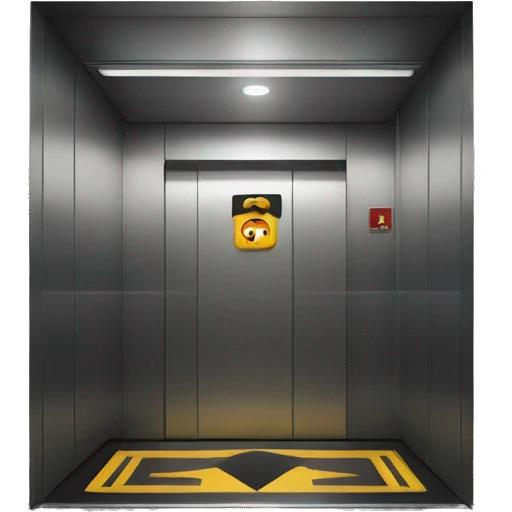 Elevator floor indicator emoji