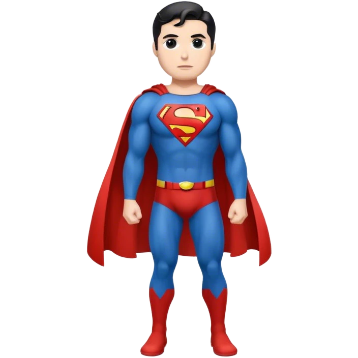 Superman wearing jersey emoji