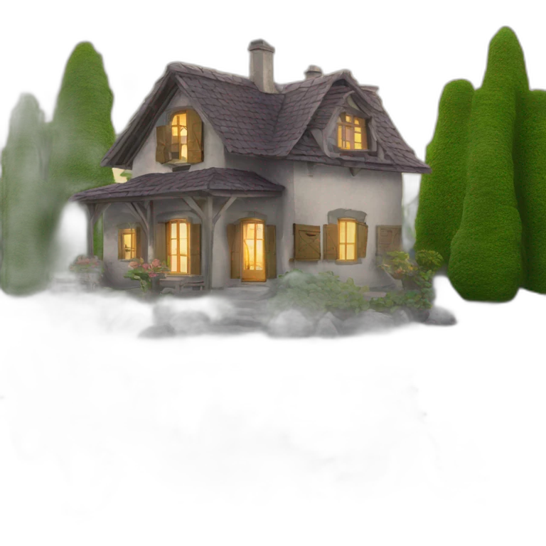 Maison sur l’eau emoji