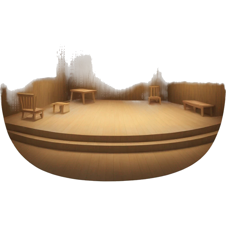 scenography wood flat emoji