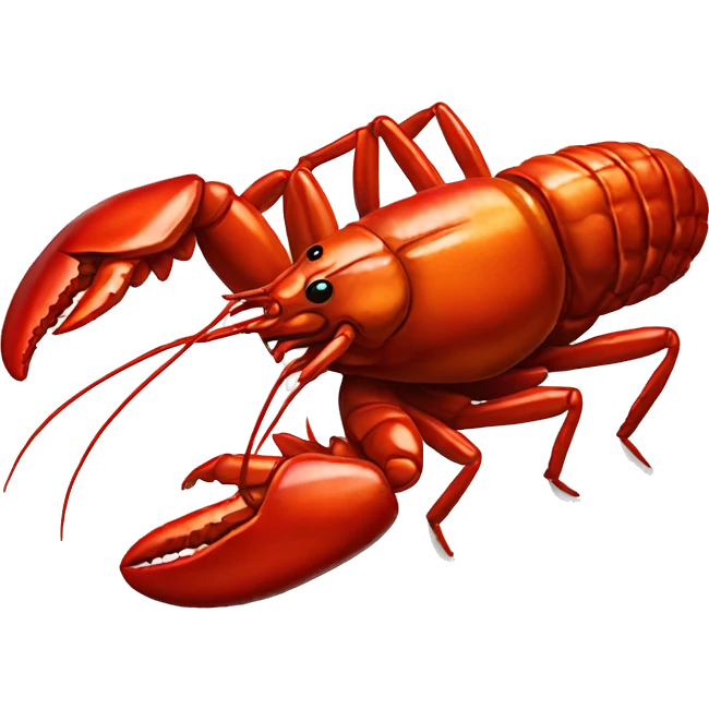 Realistic cooked crawfish  emoji