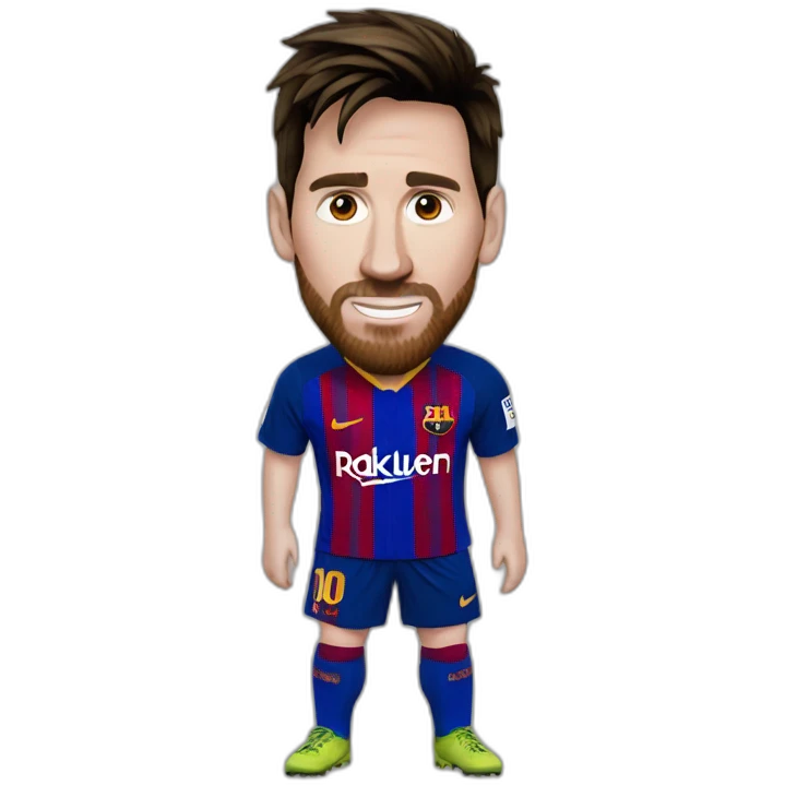 Messi choqué emoji