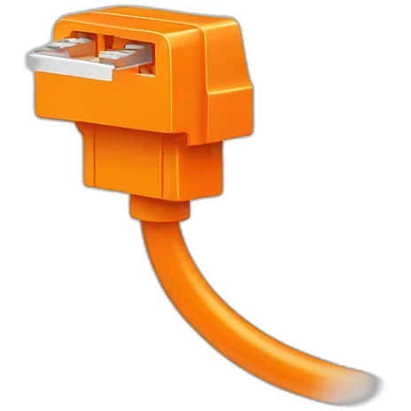 rj45 in orange ccolor emoji