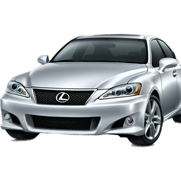 Silver Lexus is200 emoji
